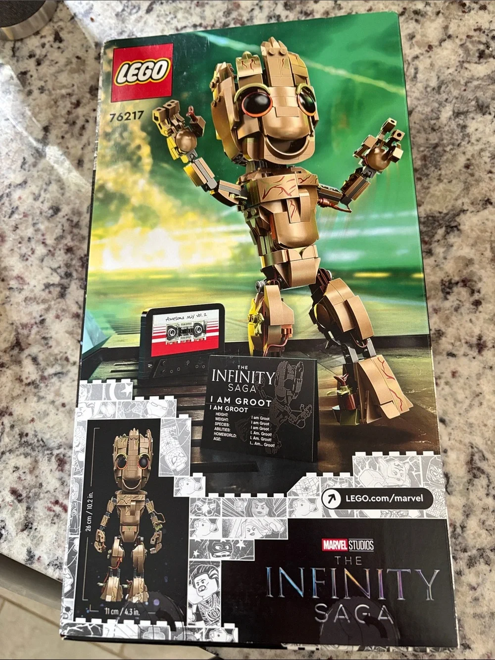 LEGO Groot Buildable Figure - Brown, Tan, Black